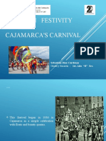 Peruvian Festivity Carnaval Cajamarca 1