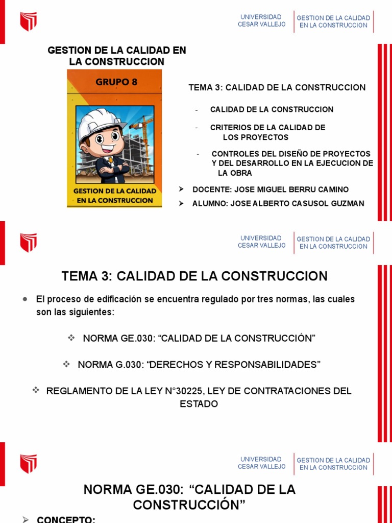 Gestión de La Calidad en La Construccion | PDF | Calidad (comercial ...