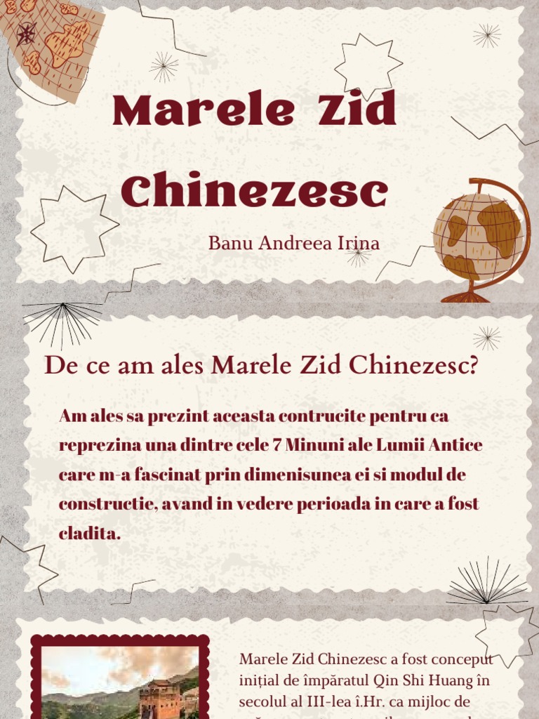 Marele Zid Chinezesc Istorie | PDF