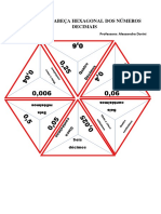 Quebra Cabeça Hexagonal Dos Números Decimais PDF
