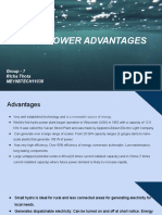 Hydropower Advantages