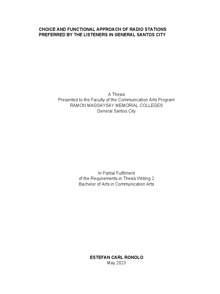 Functional approach preferred by the listeners towards fm and am radio