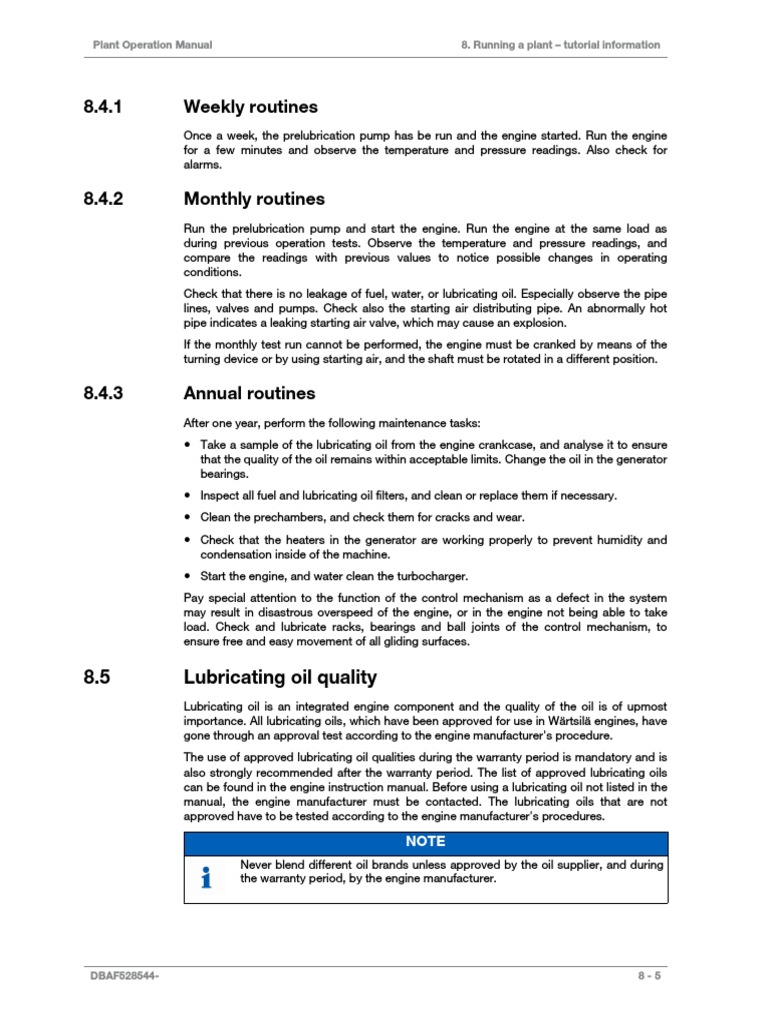 Lube Oil Quality PDF Water Purification Water