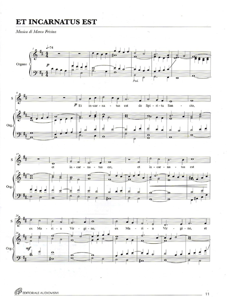 Et incarnatus est MarcoFrisina PDF
