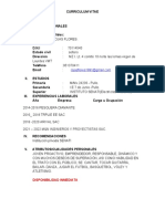 Curriculum Vitae (Rojas)