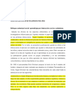 Desarrollo Psicosocial en Los Primeros Tres Años