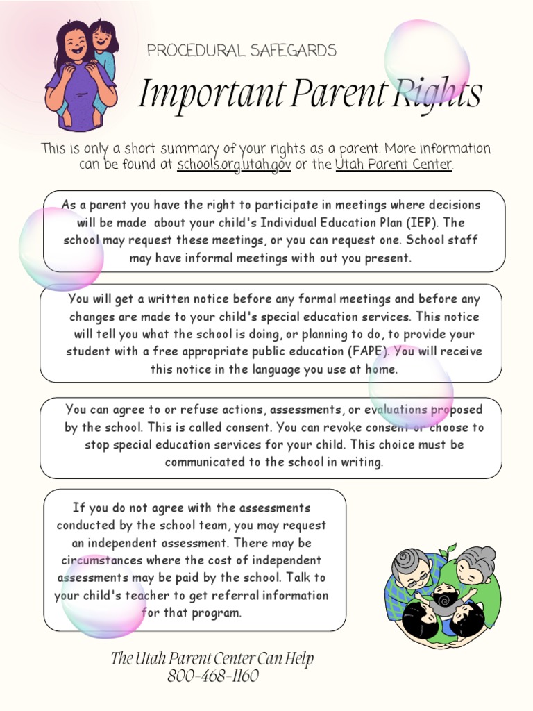 Parent Rights in Special Education | PDF | Special Education ...