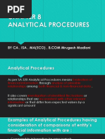 Chapter 8 Analytical Procedures