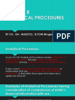 Chapter 8 Analytical Procedures