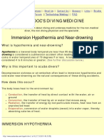 Hypothermia and Near Drowning