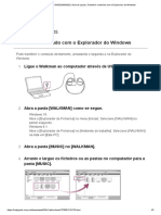 NW-WS623 - WS625 - Guia de Ajuda - Transferir Conteúdo Com o Explorador Do Windows