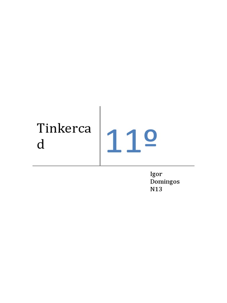 Tinkercad | PDF