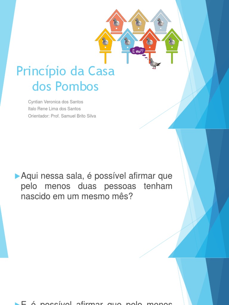 Princípio da Casa dos Pombos Explicado | PDF | Triângulo | Matemática