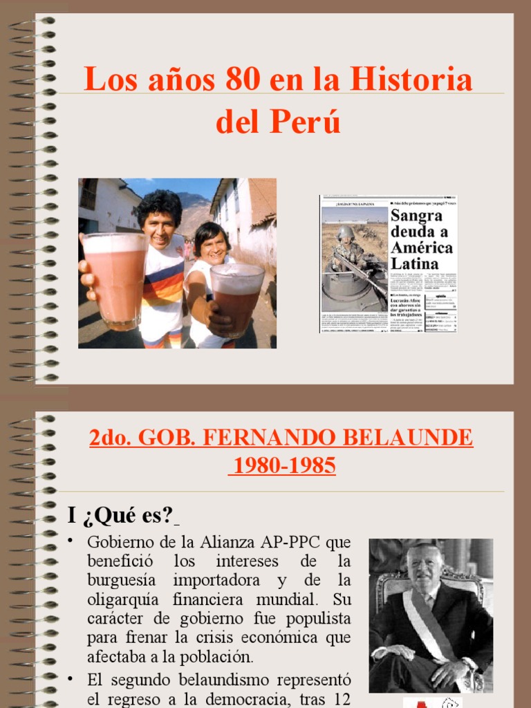 El Perú (1980 1990) PDF