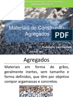 Materiais de Construção - Agregados