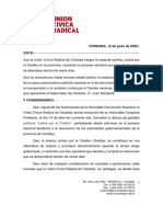 La resolución de la UCR Córdoba sobre la incorporación de Schiaretti a JxC