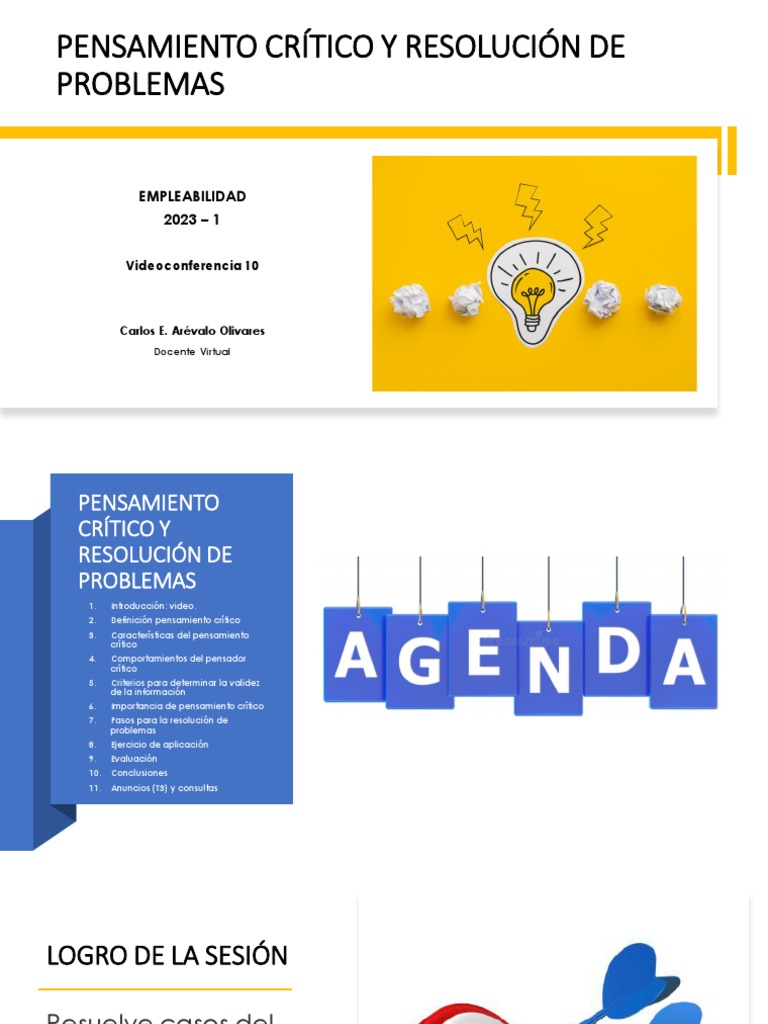 Pensamiento Crítico y Solución de Problemas | PDF | Crecimiento ...