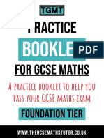 Set 1 Practice Booklet 1 Foundation (Non-Calculator)