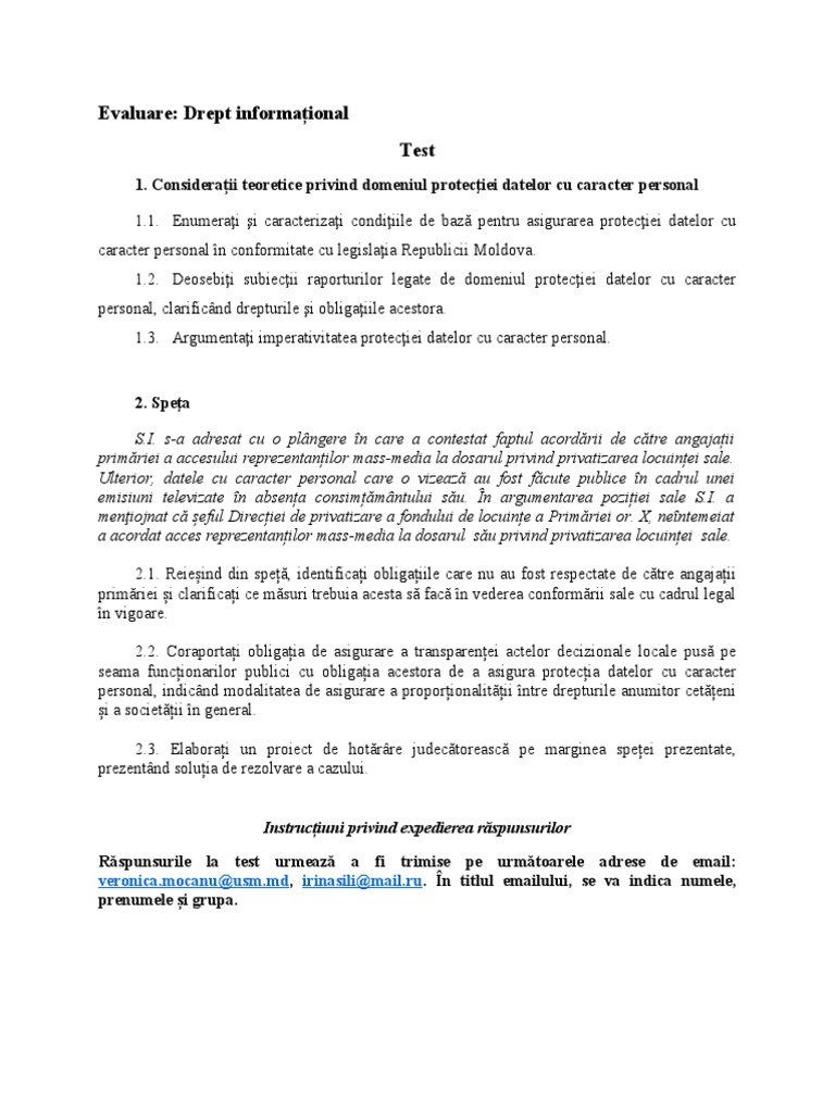 Test DR - Informational | PDF