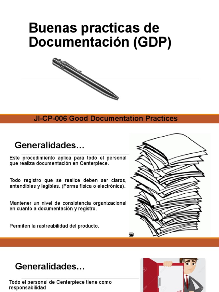 Buenas Prácticas de Documentación GDP | PDF | Informática