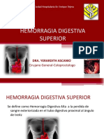 Hemorragia Digestiva Superior: Cirujano General-Coloproctologo