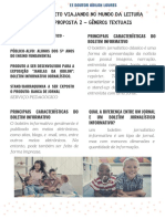 Boletim informativo - PROPOSTA 2 - GÊNEROS TEXTUAIS