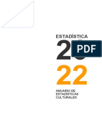 Anuario de Estadisticas Culturales ESPAÑA - 2022