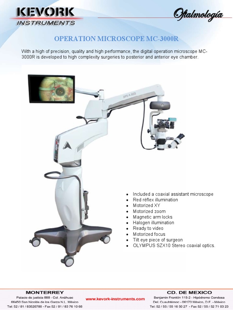 Advanced Surgical Microscope | PDF