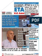 Gazeta Vaii Jiului 2011-9-15