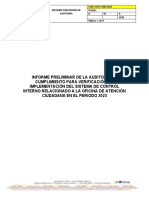 Informe Preliminar de Fiscalizacion de Gestion Administrativa