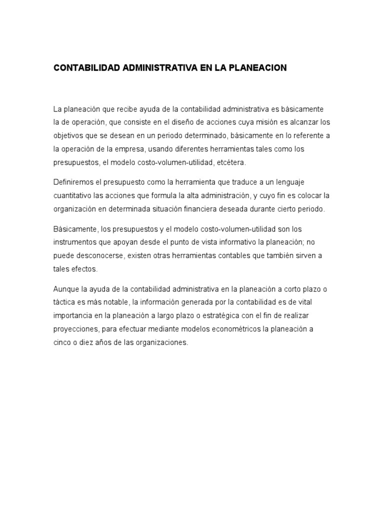 Contabilidad Administrativa Pdf
