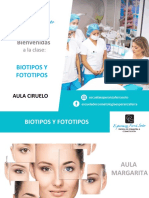 Diapositivos Biotipos Cutáneos, Fototipos