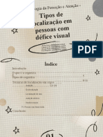 Tipos de Localização em Pessoas Com Défice Visual - Mariana