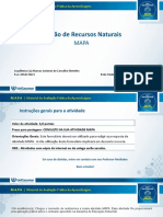 Gestão de Recursos Naturais: M.A.P.A - Material de Avaliação Prática Da Aprendizagem