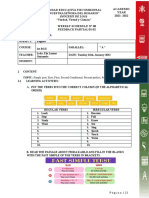 1ST Bachillerato Student Weekely Schedule 08 Retroalimentacion Second Partial