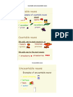 Food Countable and Uncountable Nouns