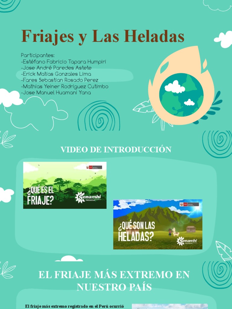 Friajes y Heladas en el Perú: Impactos y Prevención | PDF | Geografía ...