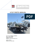 H70F Parts Manual: Elliott Equipment Company 3514 S 25th STREET OMAHA, NE 68105 Parts Office PHONE: 402-933-3336