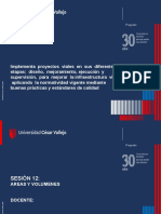 AREAS DE SECCIONES TRANSVERSALES y Volumenes