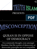 33. Quran is in Oppose to Democracy