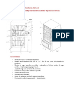 Bosquejo de La Distribución Del Local