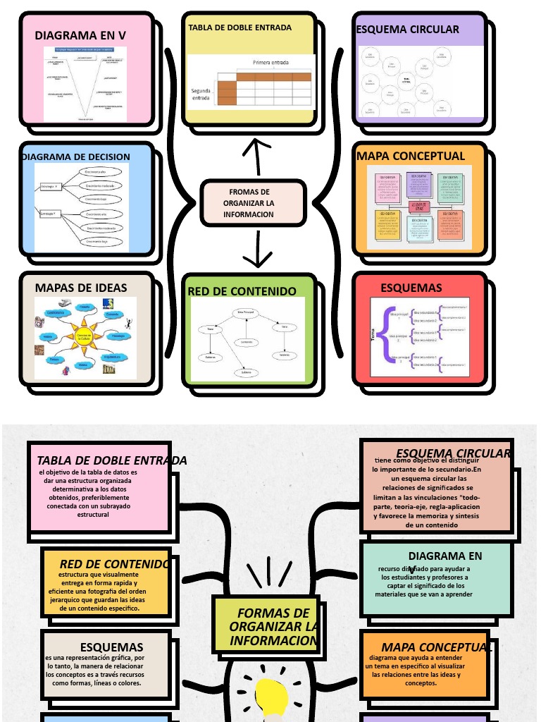 Mapa Conceptual Formas de Organizar | PDF
