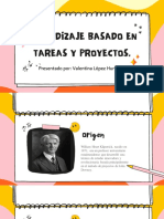 Aprendizaje Por Proyectos valen