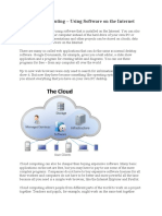 Cloud Computing - Menggunakan Perangkat Lunak Di Internet
