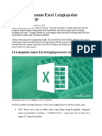 Kumpulan Rumus Excel Lengkap Dan Fungsinya PDF