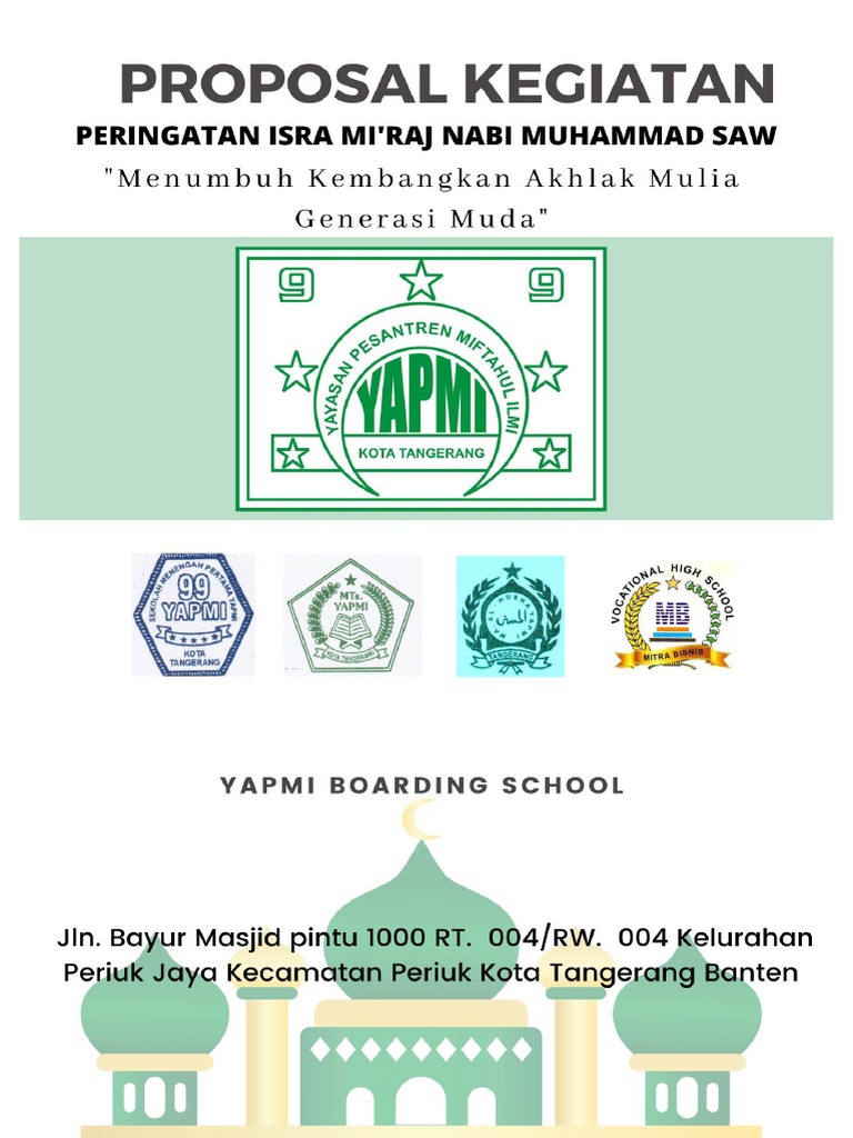 Proposal Isra Mi'raj PDF