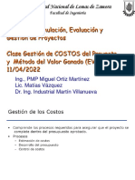 Clase Gestion Costos - EVM