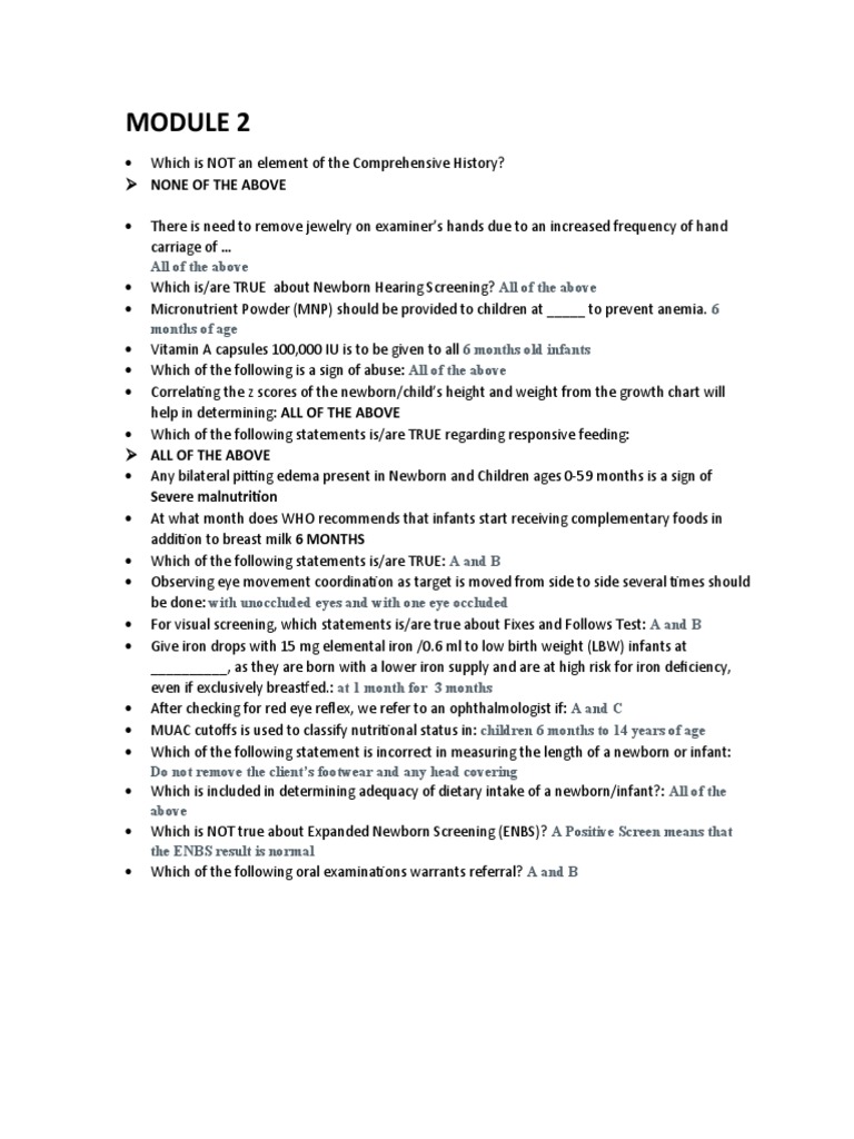 Iron and Nutritional Guidelines for Children | PDF