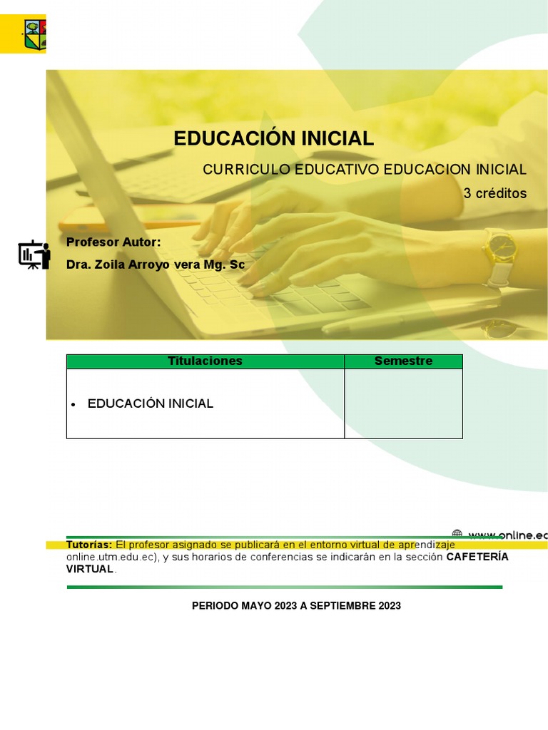 Currículo en Educación Inicial: Enfoques y Teorías | PDF | Plan de ...