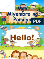 Week 4 - Mga Miyembro NG Pamilya